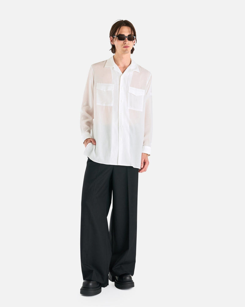 Yohji Yamamoto Pour Homme Men's Shirts U-CDH Open Collar Shirt