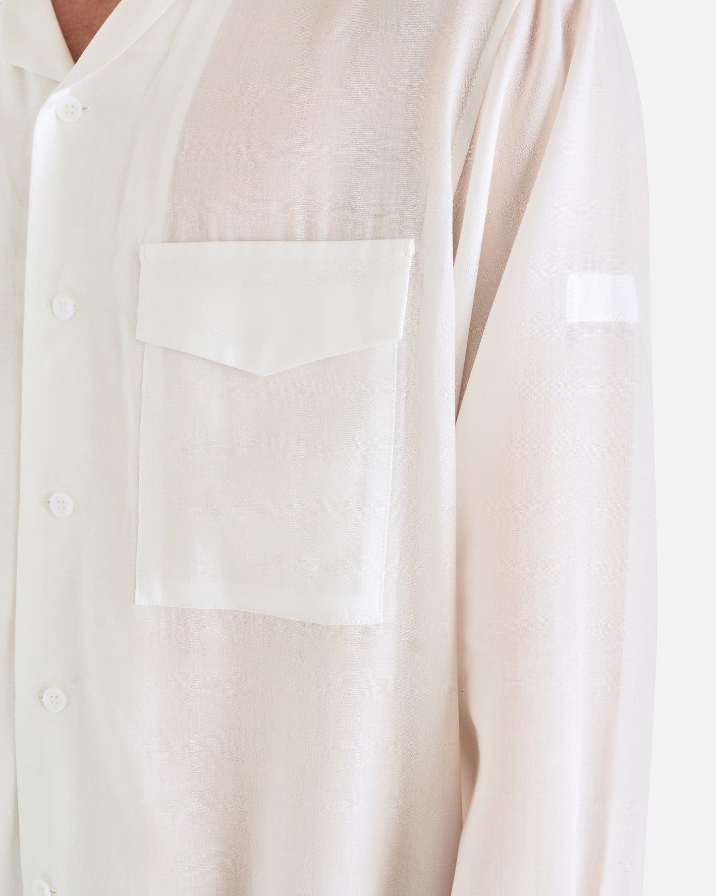 Yohji Yamamoto Pour Homme Men's Shirts U-CDH Open Collar Shirt