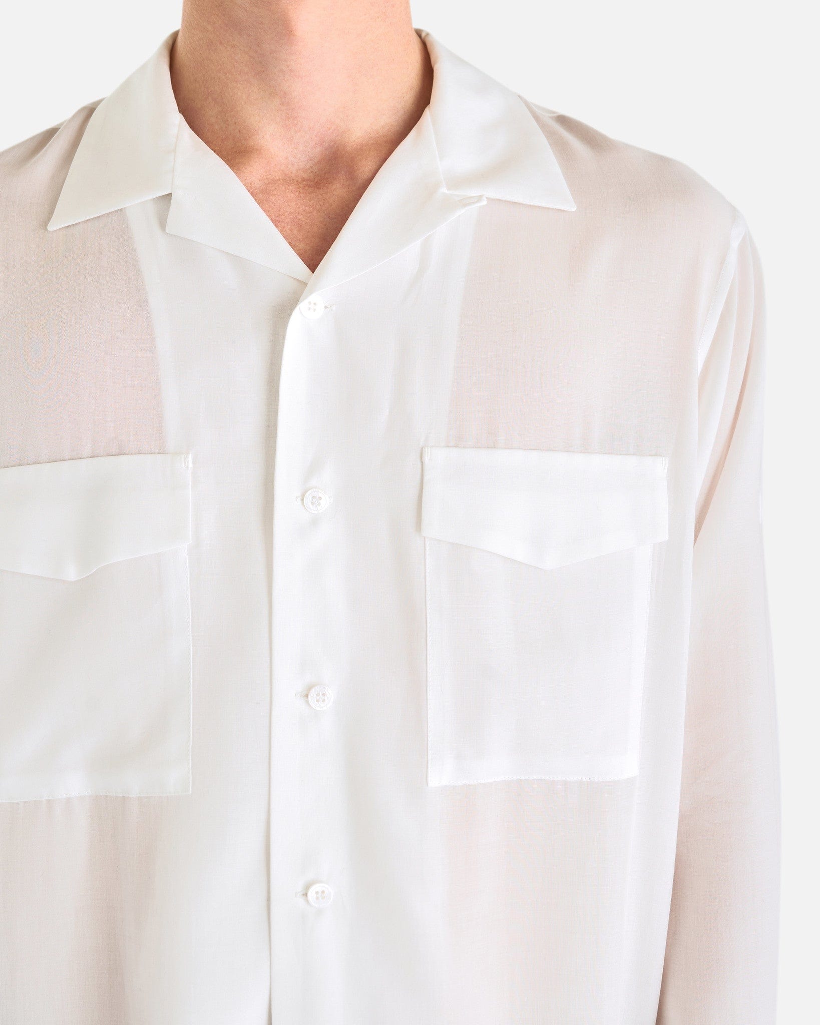 Yohji Yamamoto Pour Homme Men's Shirts U-CDH Open Collar Shirt
