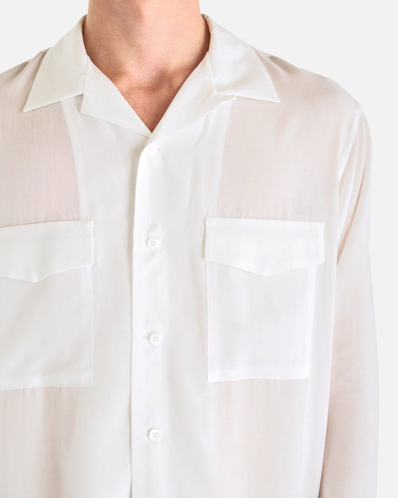 Yohji Yamamoto Pour Homme Men's Shirts U-CDH Open Collar Shirt