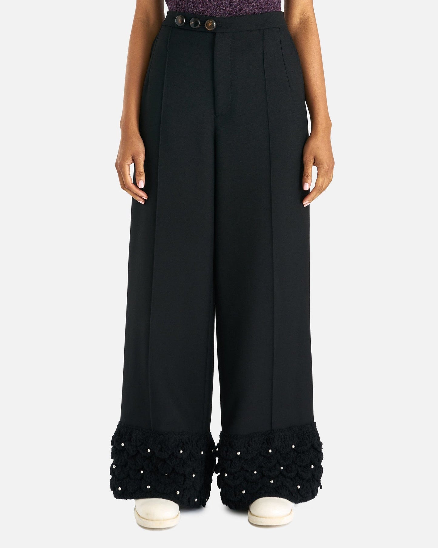 NAMACHEKO Women Pants Umfraville Trouser in Black