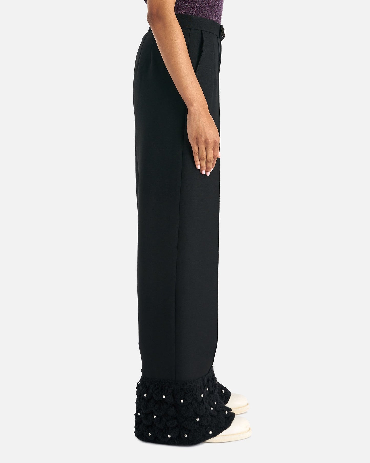 NAMACHEKO Women Pants Umfraville Trouser in Black