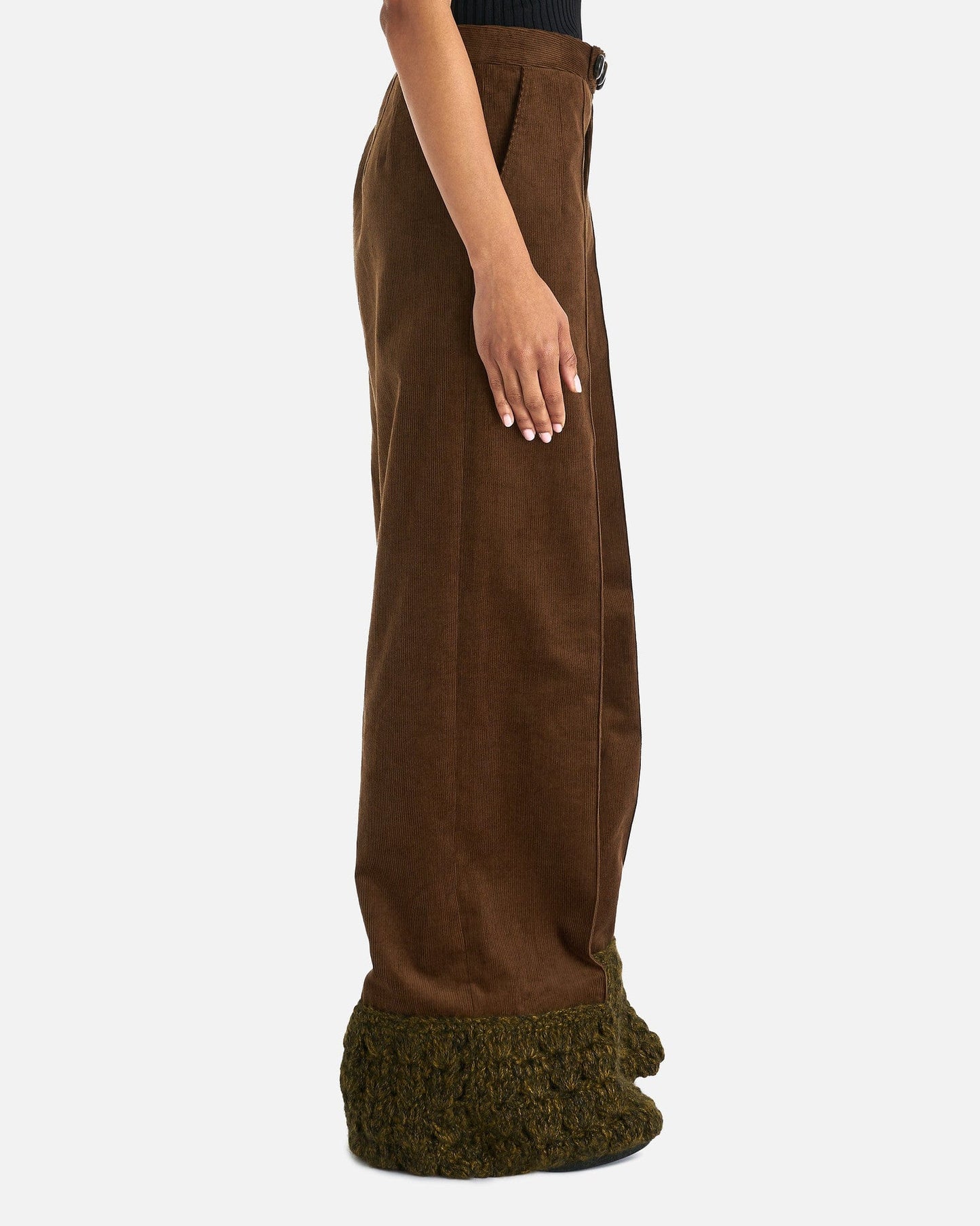 NAMACHEKO Women Pants Umfraville Trouser in Chestnut Brown