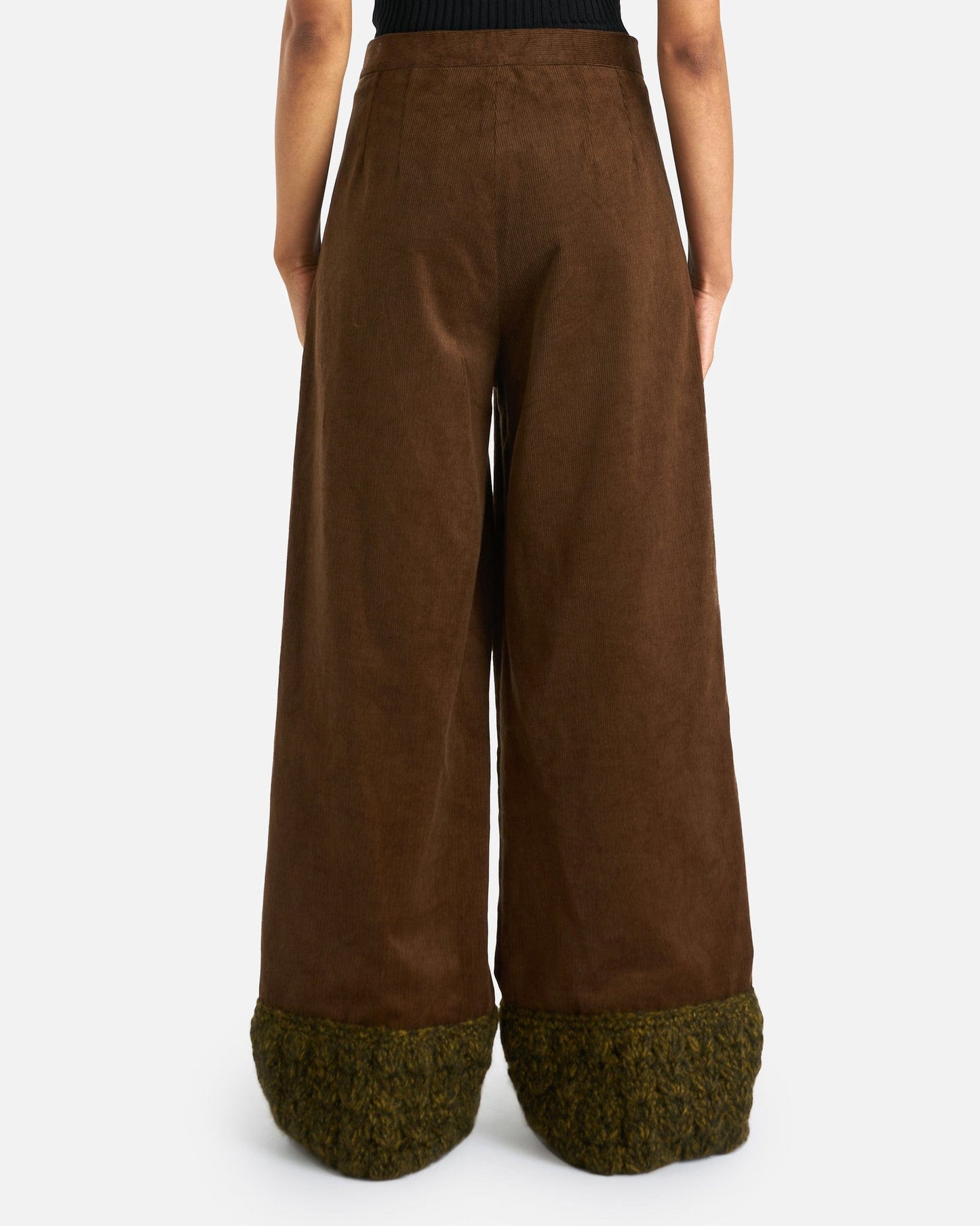 NAMACHEKO Women Pants Umfraville Trouser in Chestnut Brown