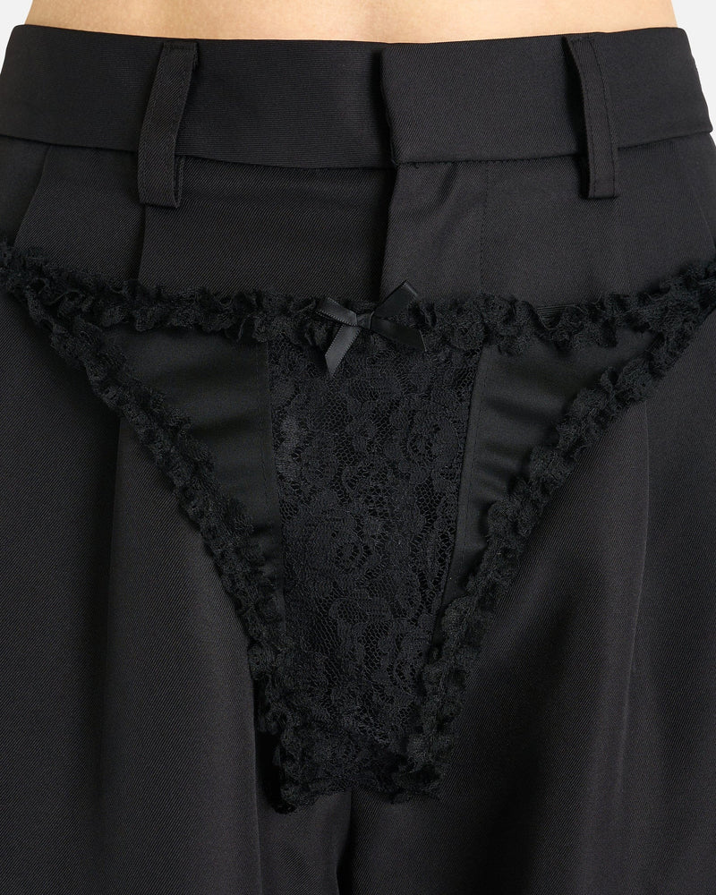 Vaquera Women Pants Underwear Woven Slacks in Black