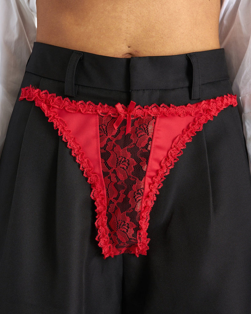 Vaquera Women Pants Underwear Woven Slacks in Red