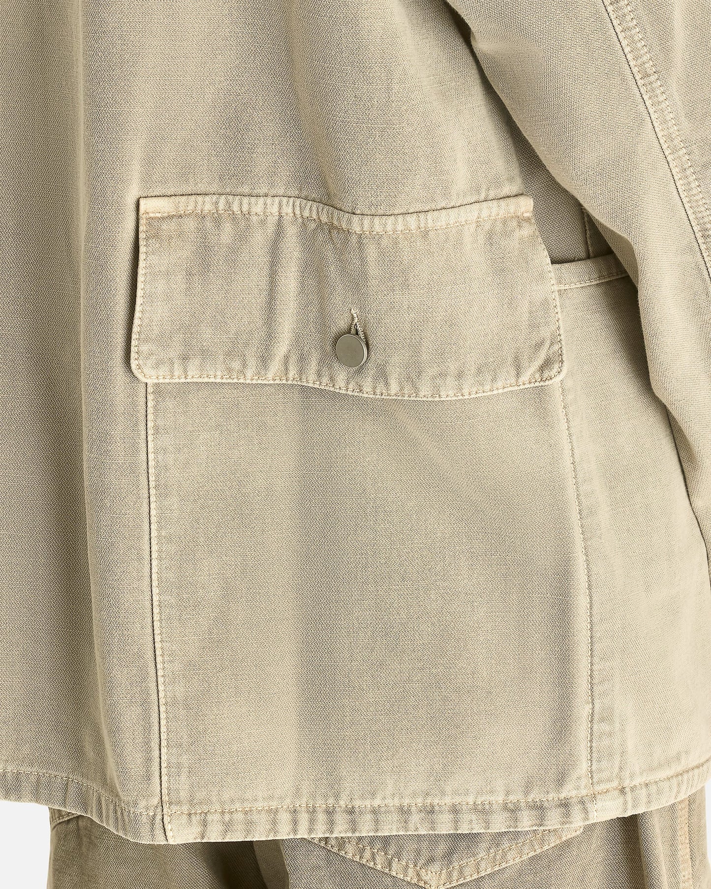 Lemaire Men's Shirts Utility Overshirt in Moonstone
