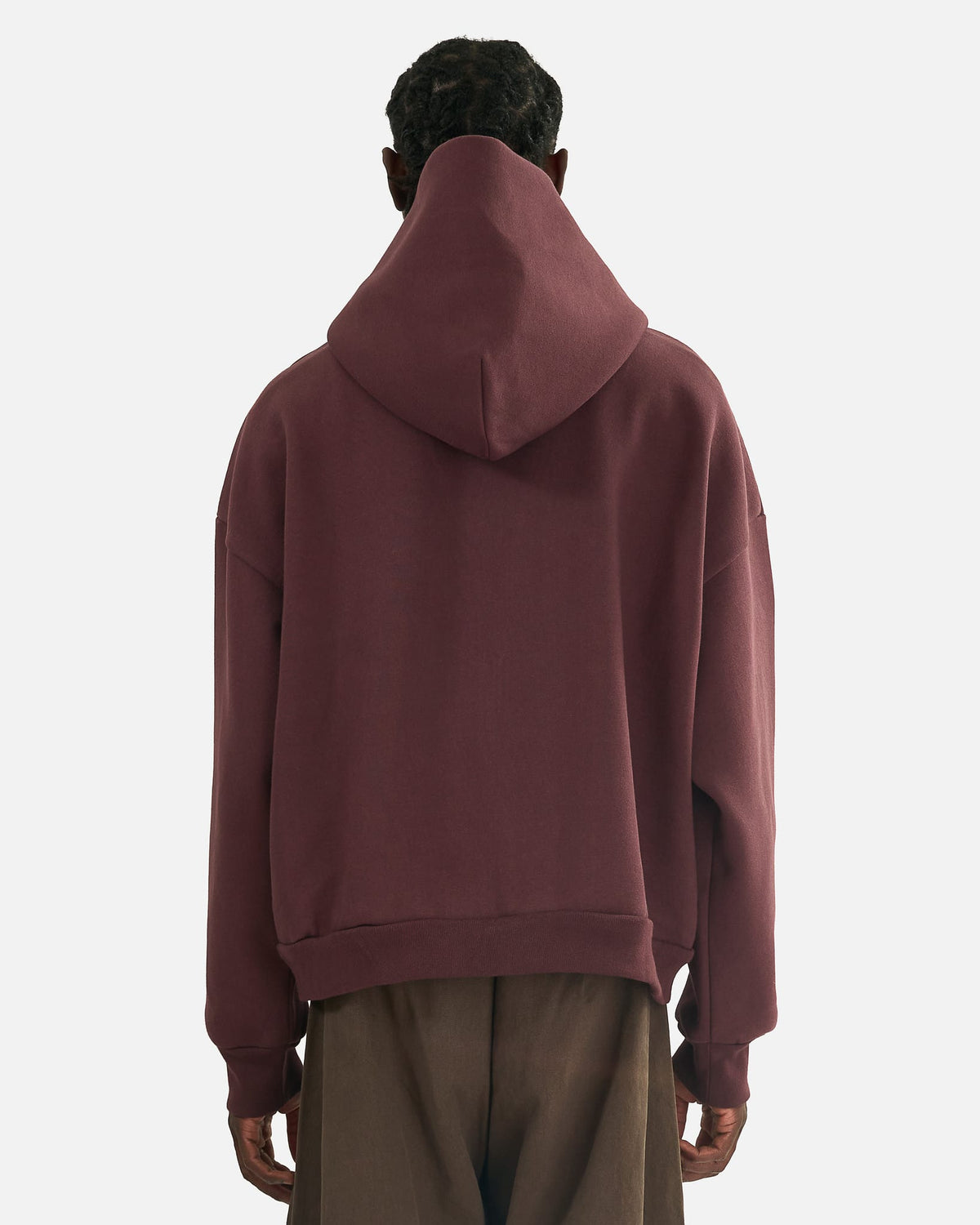 Seventh Men's Sweatshirts V2 Zip Hoodie in Cranberry