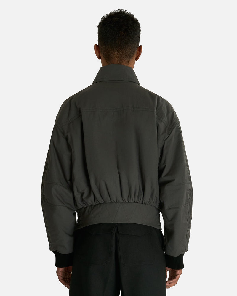 Dries Van Noten Men's Jackets Vaas Bis Jacket in Dark Grey