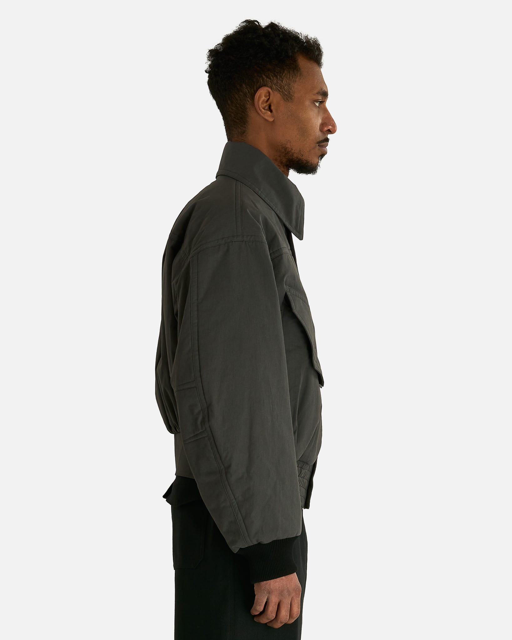 Dries Van Noten Men's Jackets Vaas Bis Jacket in Dark Grey