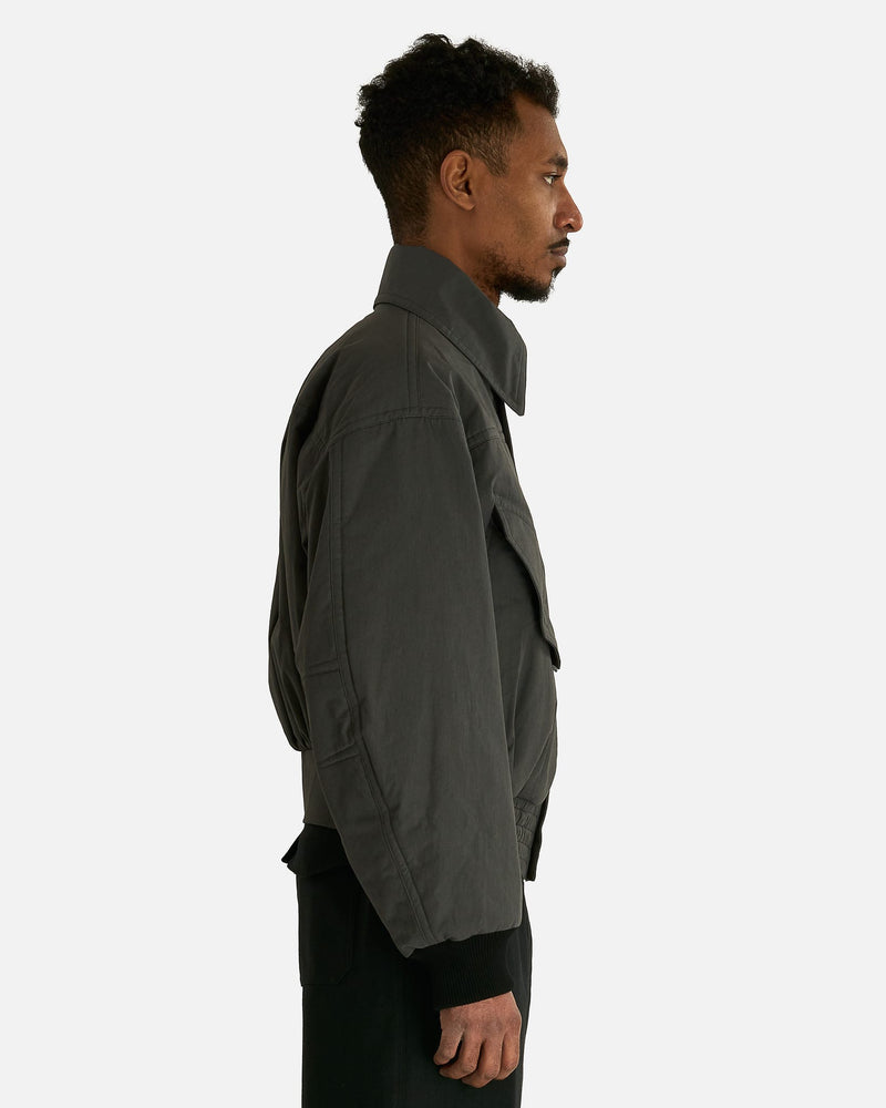 Dries Van Noten Men's Jackets Vaas Bis Jacket in Dark Grey