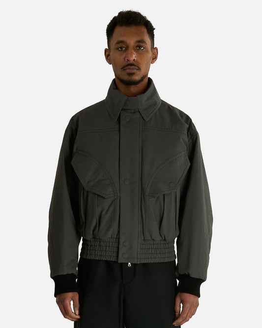 Dries Van Noten Men's Jackets Vaas Bis Jacket in Dark Grey