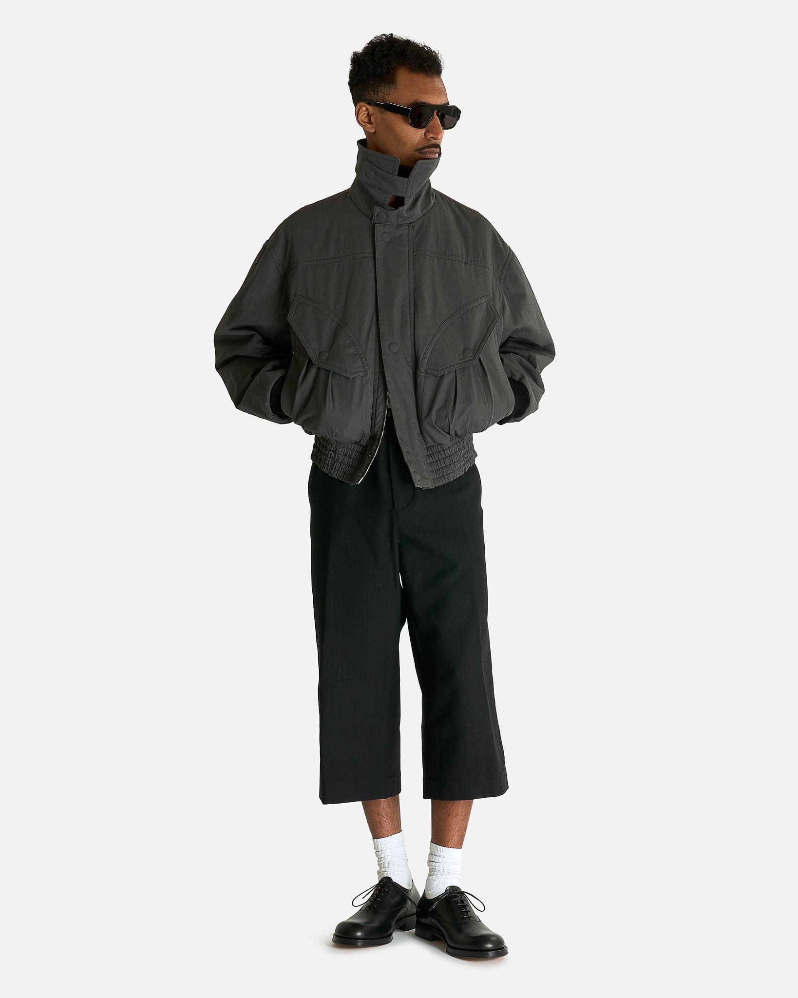 Dries Van Noten Men's Jackets Vaas Bis Jacket in Dark Grey