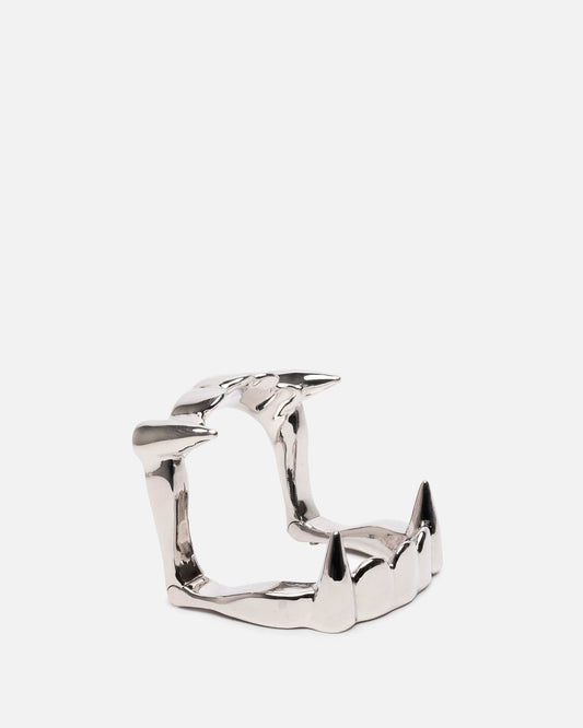 Raf Simons Jewelry Vampire Teeth Bracelet in Silver