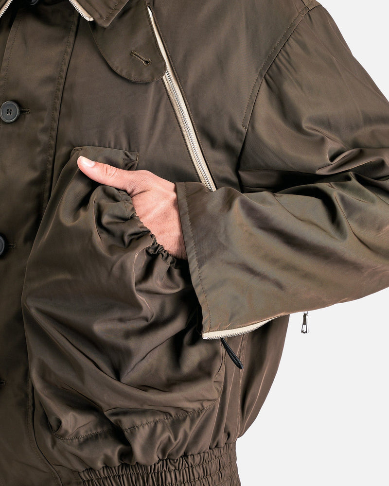 Dries Van Noten Men's Jackets Vanborn Jacket in Khaki