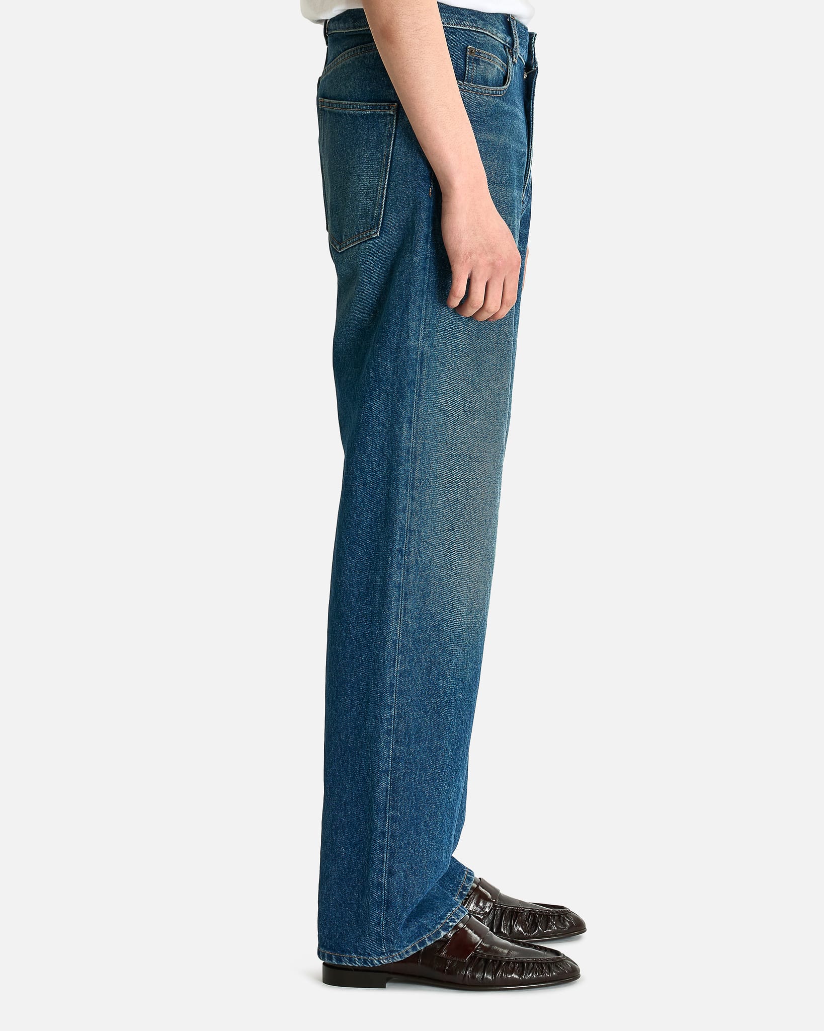 The Row Men's Jeans Vanya Jean in Medium Indigo