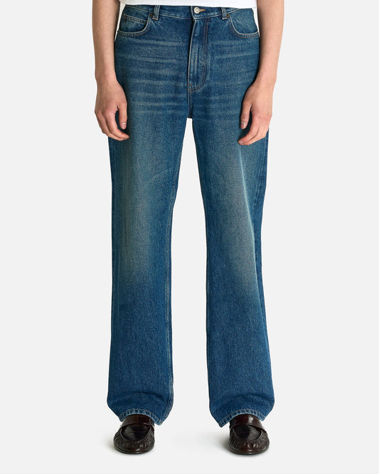 The Row Men's Jeans Vanya Jean in Medium Indigo