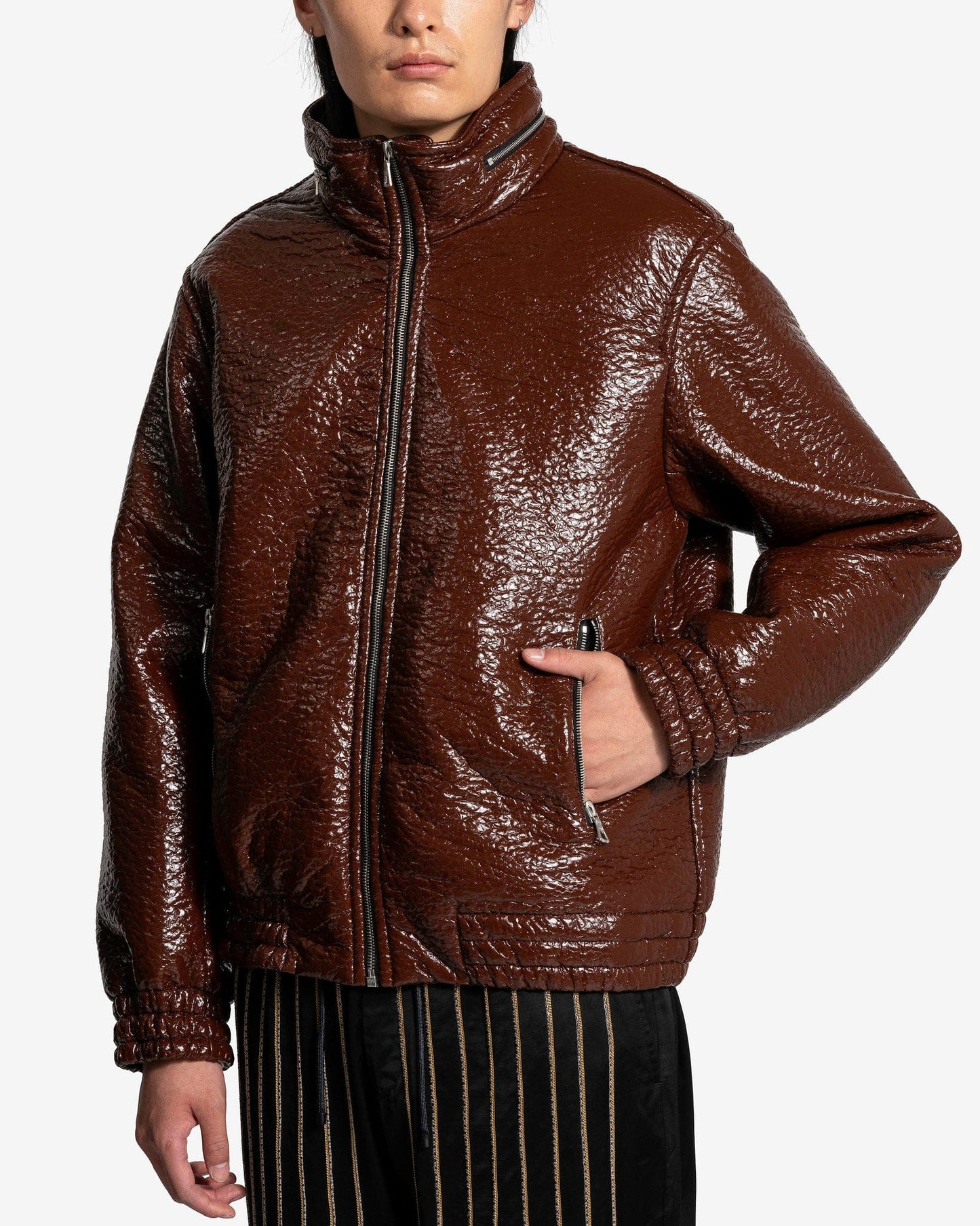 Dries Van Noten Men's Jackets Varn Jacket in Choco