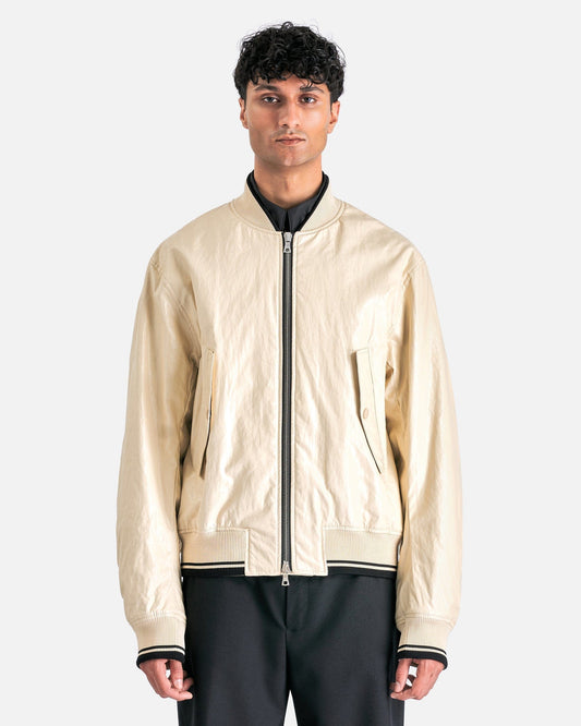 Dries Van Noten Men's Jackets Vellom Jacket in Cream