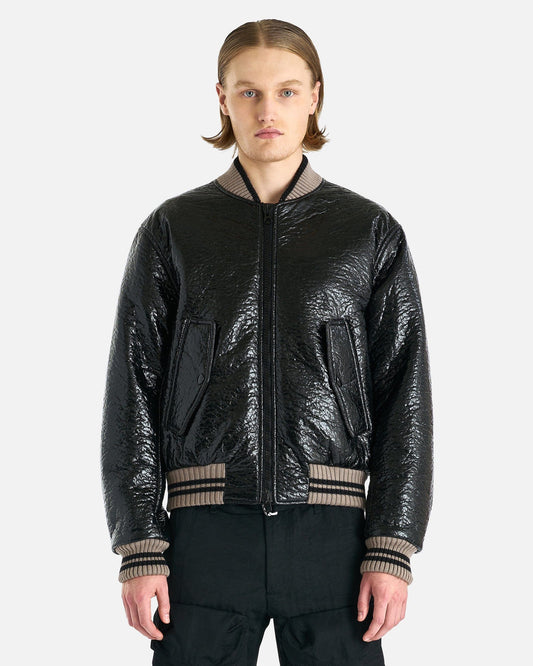 Dries Van Noten Men's Jackets Vellow Jacket in Black