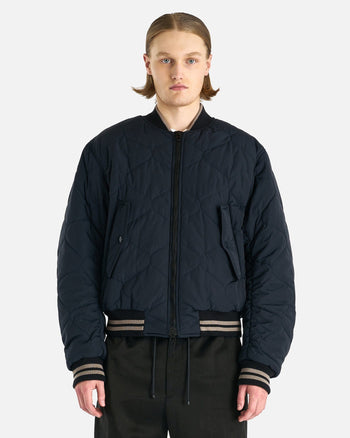 Dries Van Noten Men's Jackets Vellow Jacket in Navy