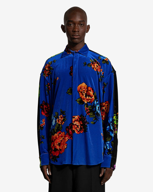 VETEMENTS Men's Shirts Velvet Flower Shirt in Floral