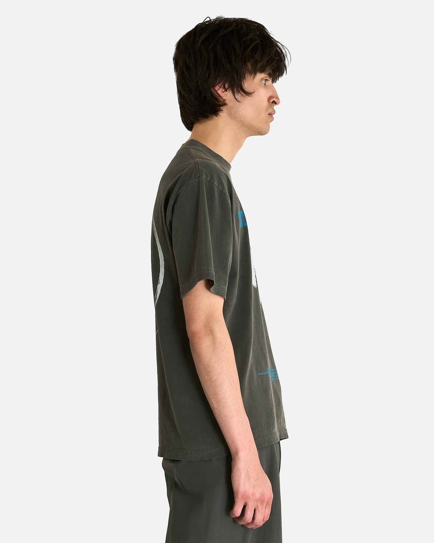 SVRN Men's T-Shirts Velvet Voice Tee in Vintage Black