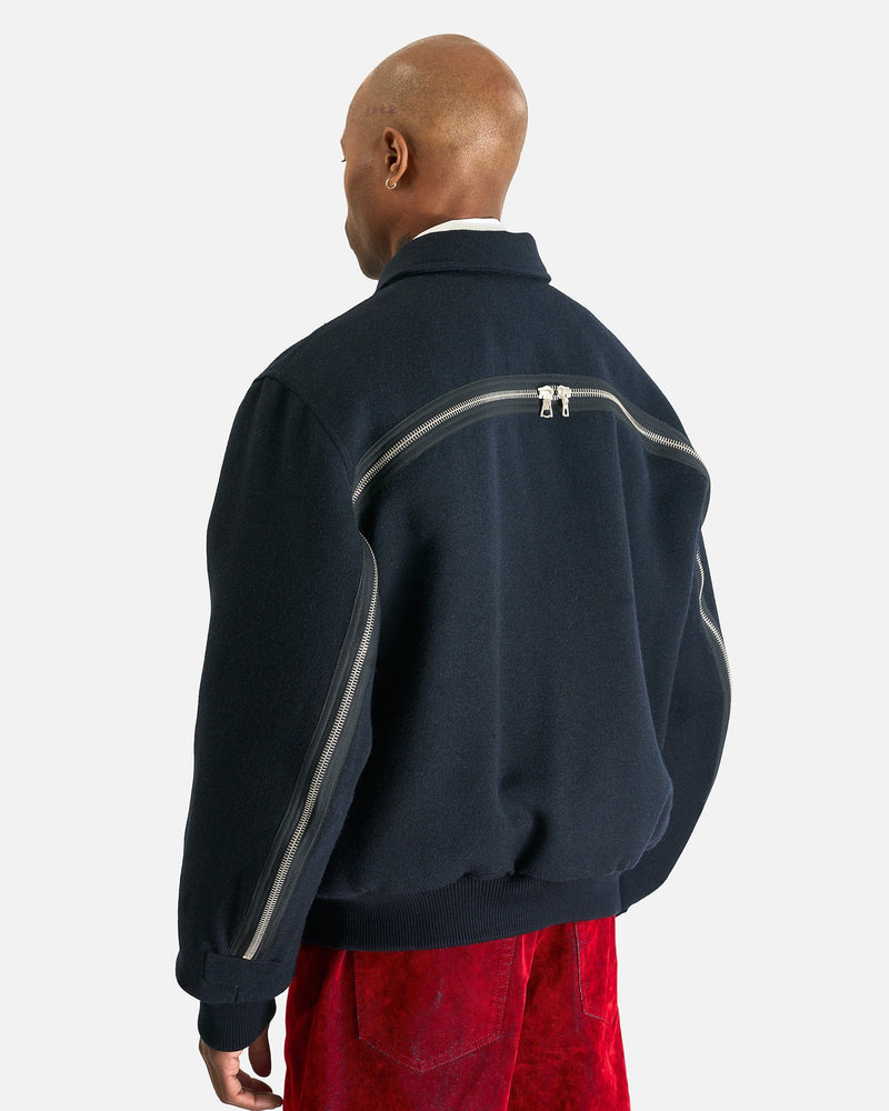 Dries Van Noten Men's Jackets Venlo M.W. Jacket in Navy