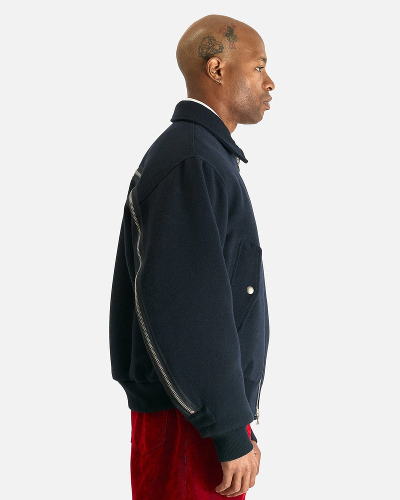 Dries Van Noten Men's Jackets Venlo M.W. Jacket in Navy