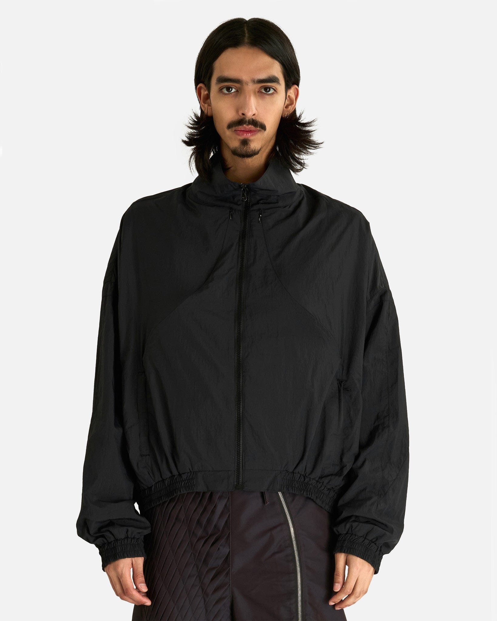 FFFPOSTALSERVICE Men's Jackets Vented OS Track Jacket in Black