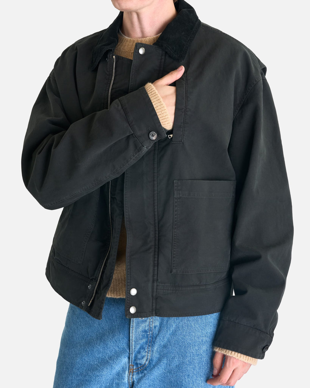 Dries Van Noten Men's Jackets Vepernies GD Jacket in Dark Grey