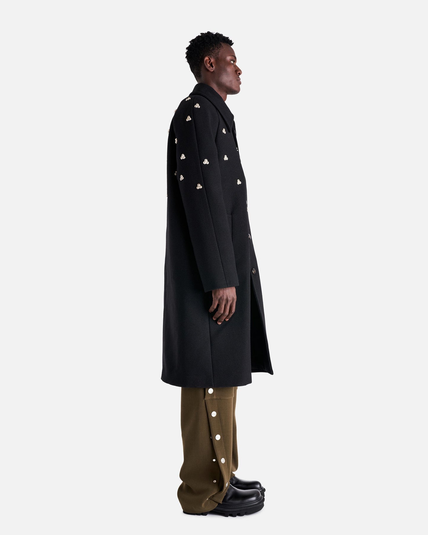 NAMACHEKO Men's Coat Verdun Coat in Black