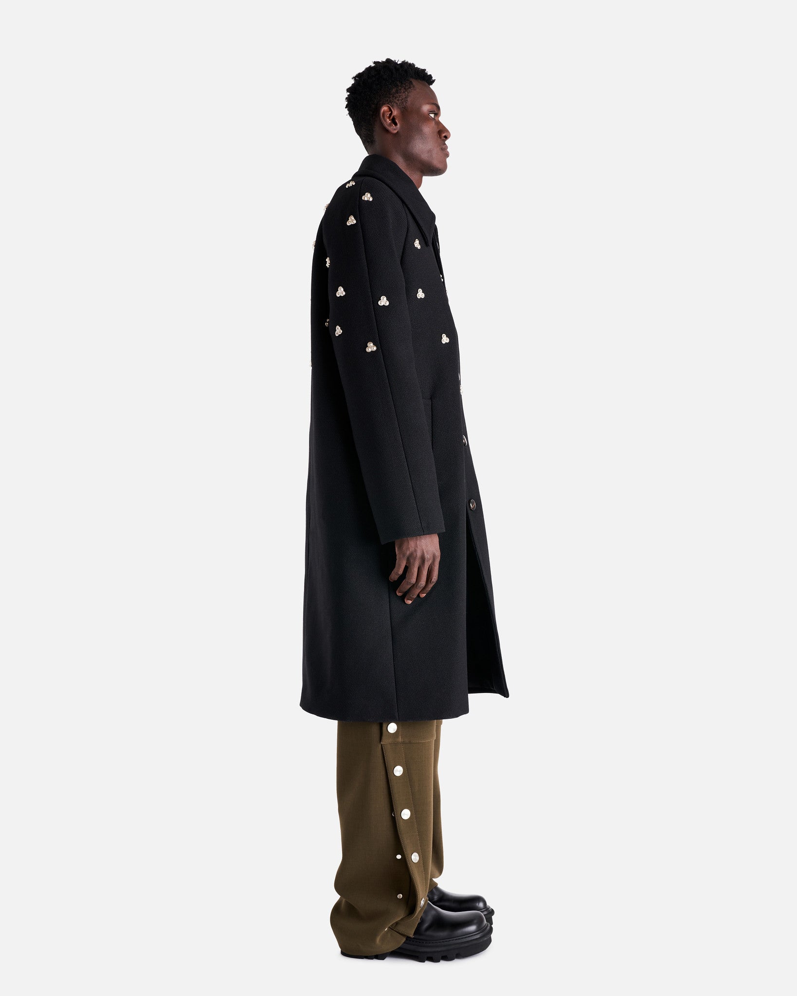 NAMACHEKO Men's Coat Verdun Coat in Black