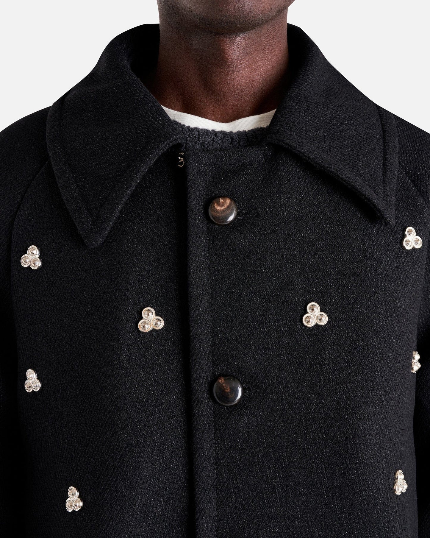 NAMACHEKO Men's Coat Verdun Coat in Black