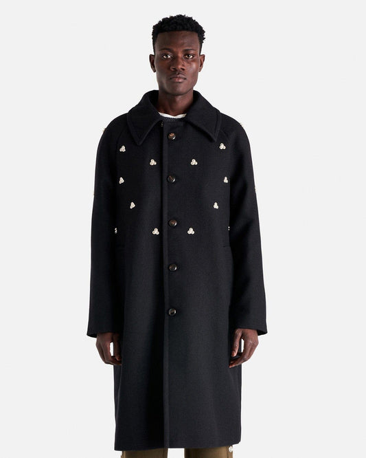 NAMACHEKO Men's Coat Verdun Coat in Black