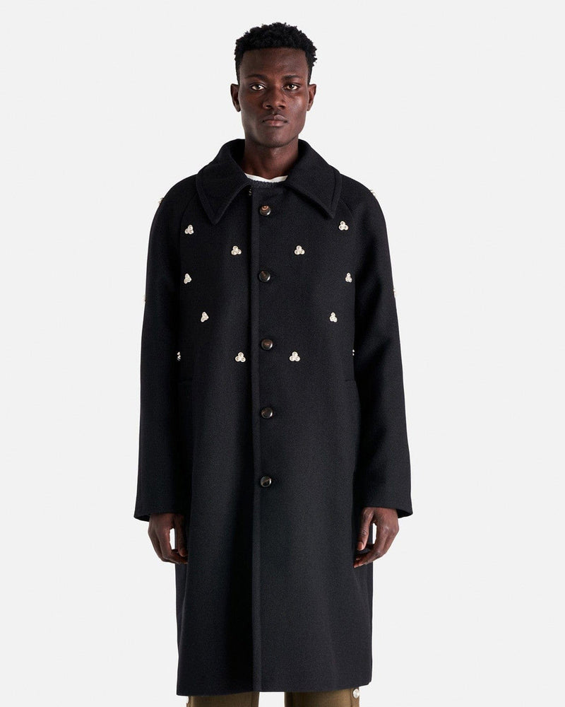 Verdun Coat in Black – SVRN