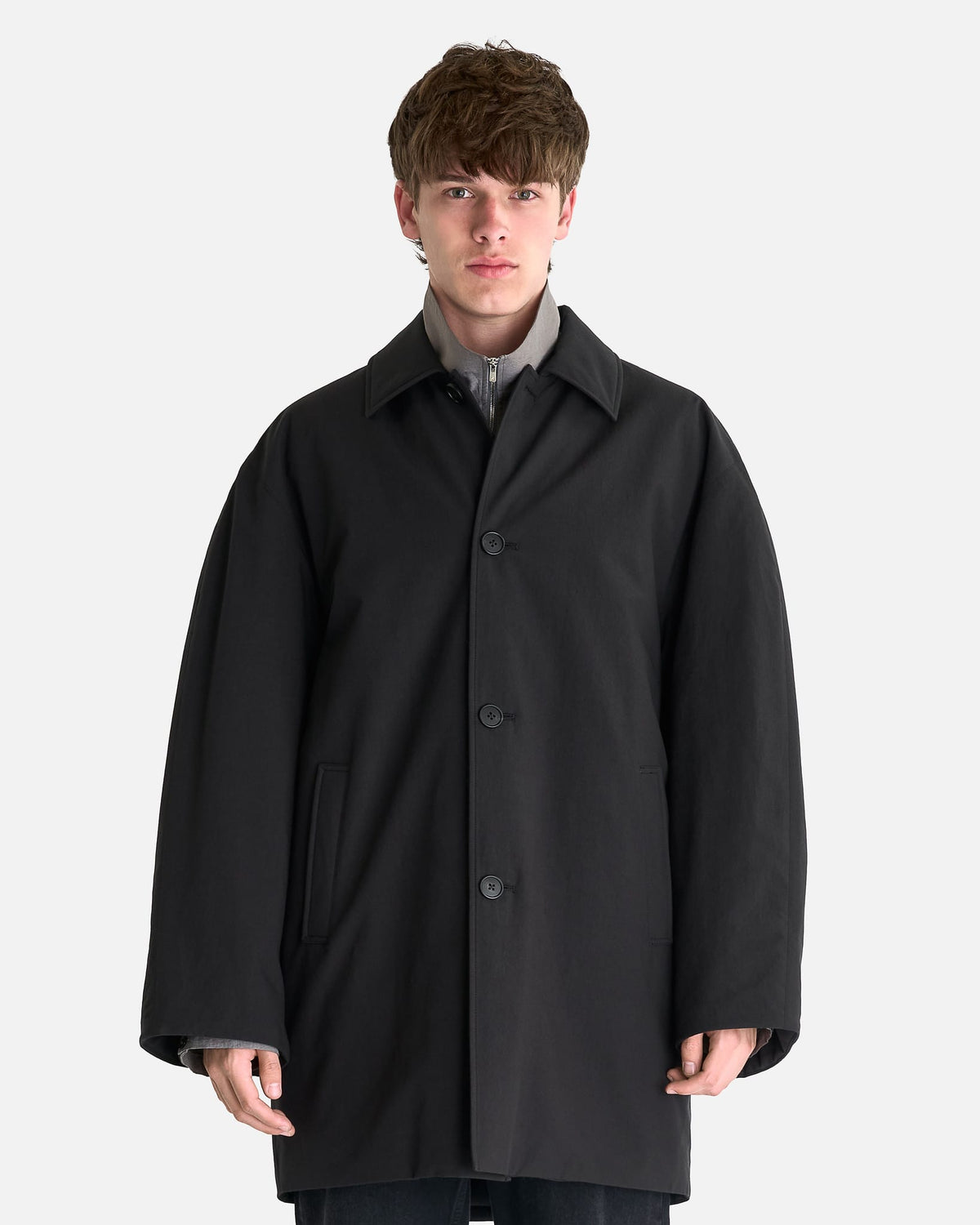 The Row Men's Coats Verna Coat in Black