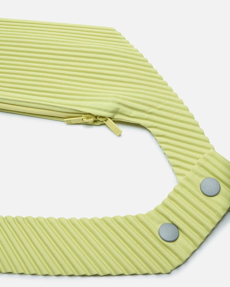 Homme Plissé Issey Miyake Men's Bags OS Versatile Crossbody in Dusty Yellow