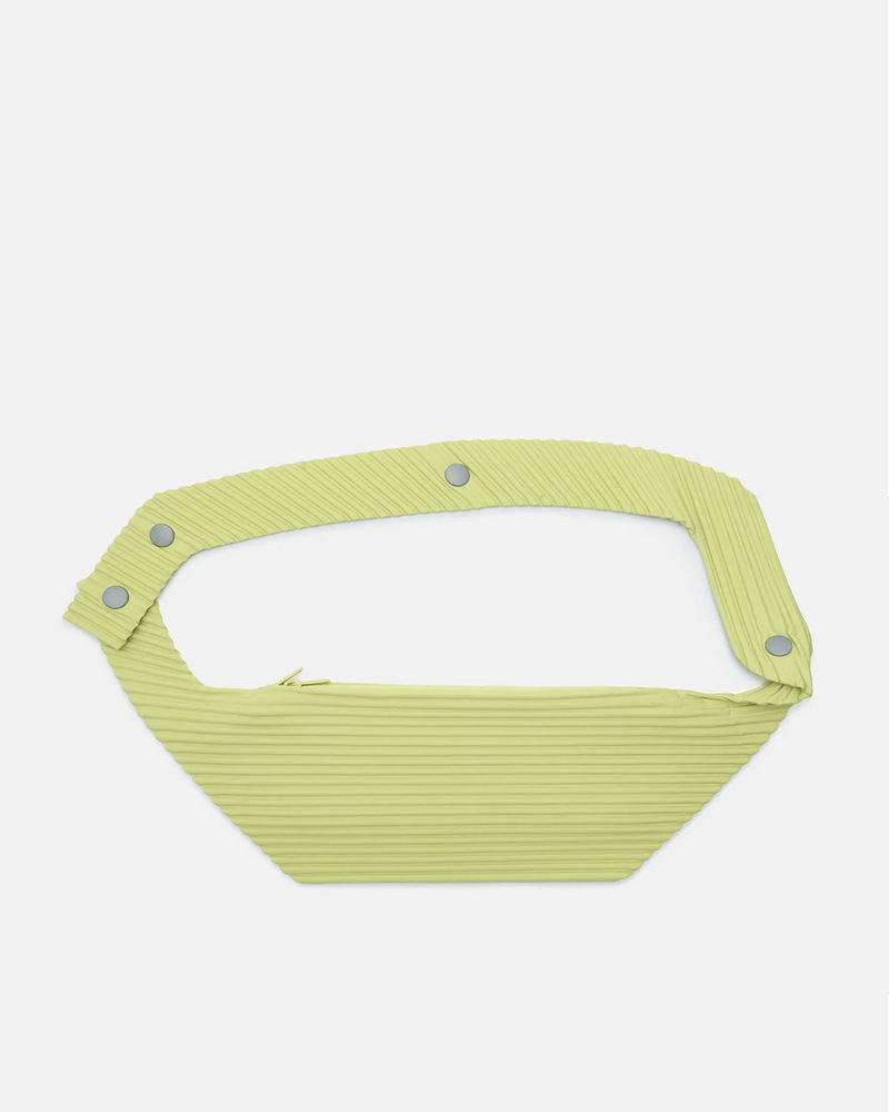 Homme Plissé Issey Miyake Men's Bags OS Versatile Crossbody in Dusty Yellow
