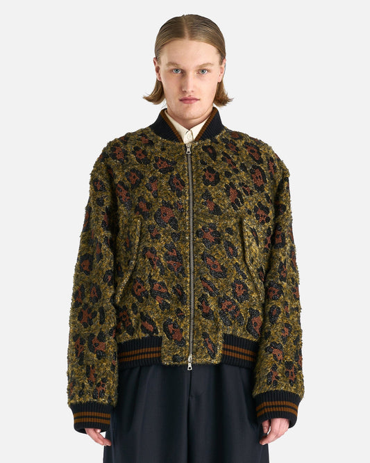 Dries Van Noten Men's Jackets Verso Tris EMB Jacket in Yellow