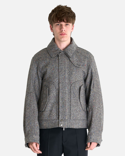 Dries Van Noten Men's Jackets Vince Bis GD Jacket in Dark Grey