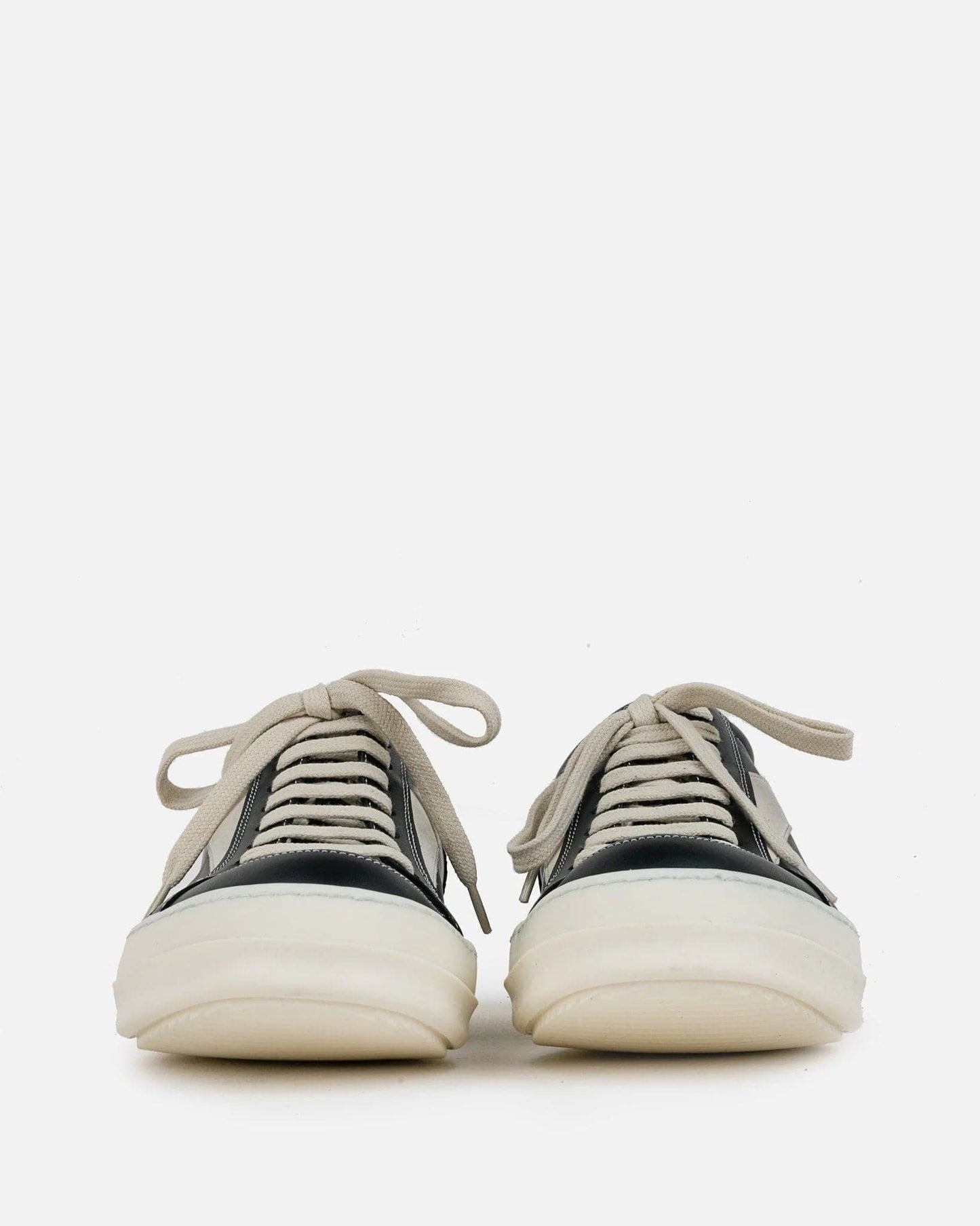 Rick Owens Men's Sneakers Vintage Sneaker in Black/Milk