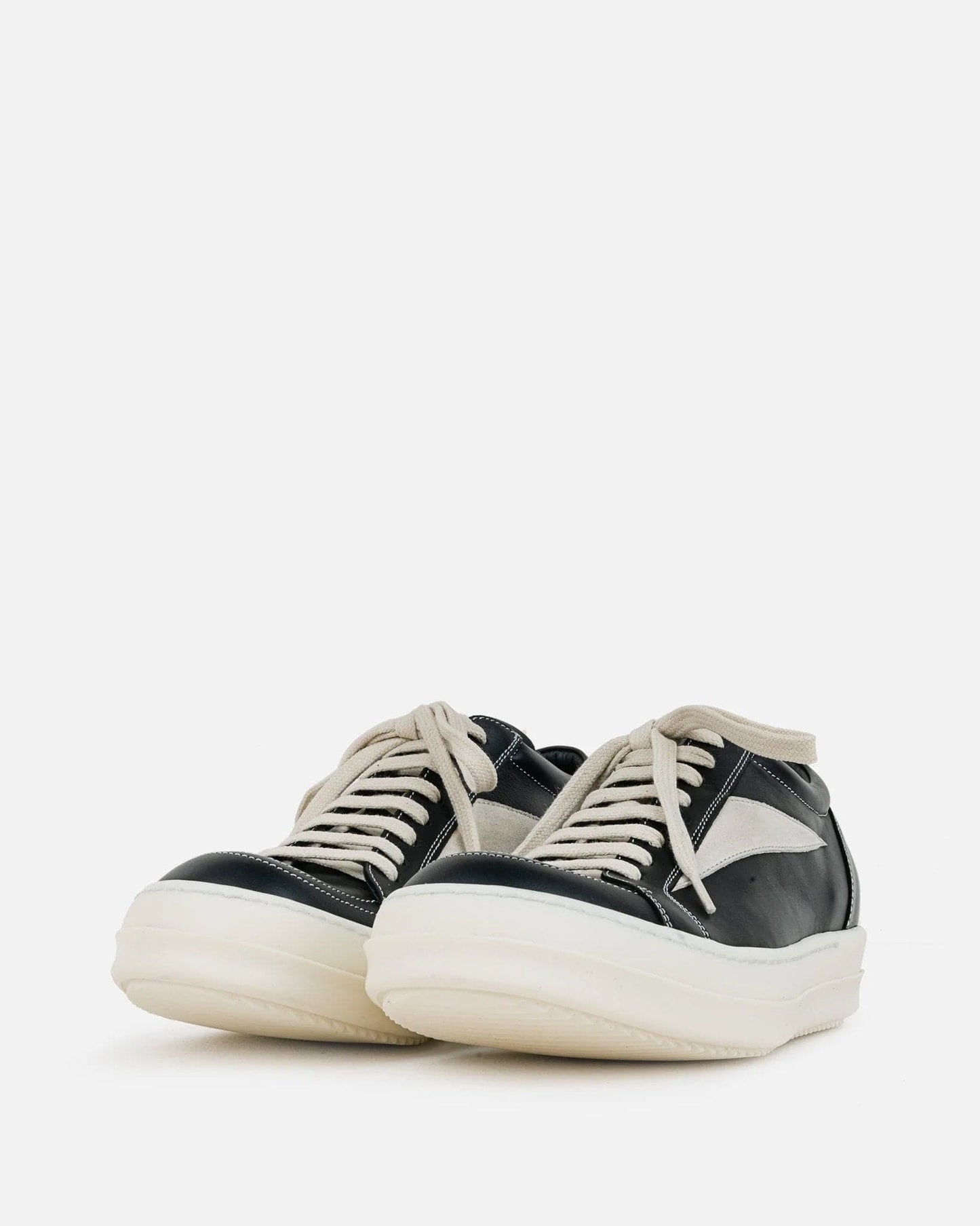 Rick Owens Men's Sneakers Vintage Sneaker in Black/Milk