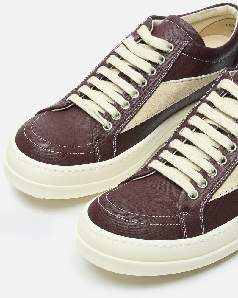 Rick Owens DRKSHDW Men's Sneakers Vintage Sneaker in Scab Wax/Milk