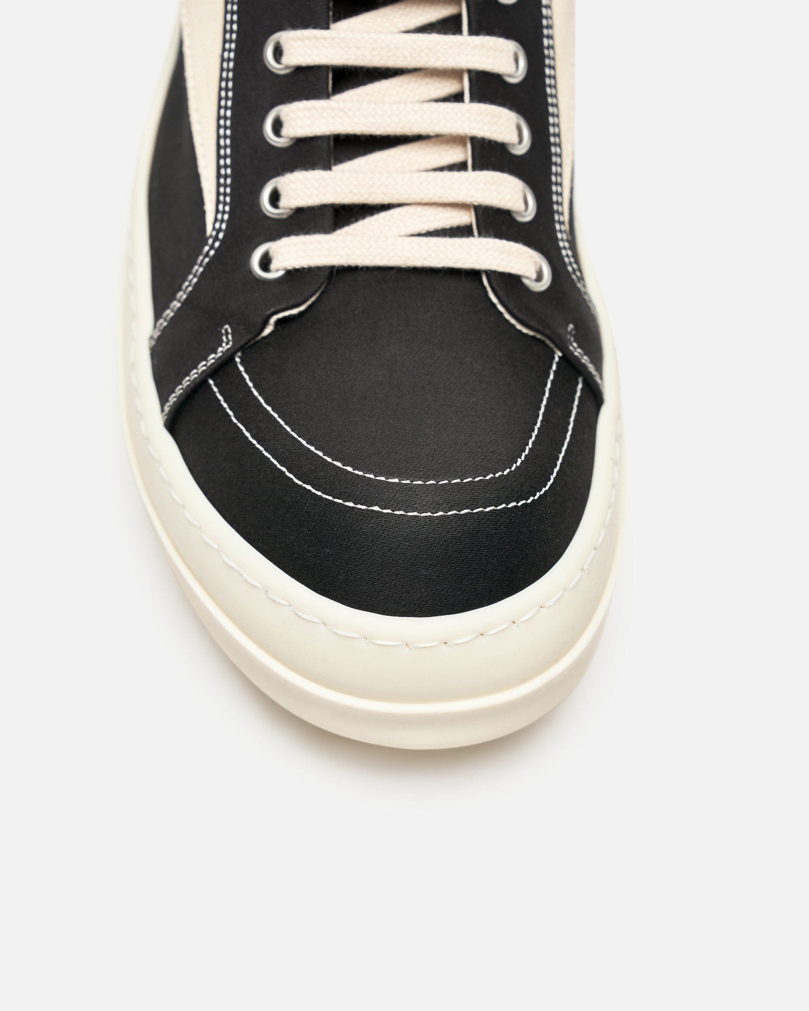 Rick Owens DRKSHDW Men's Shoes Vintage Sneakers High in Black/Milk