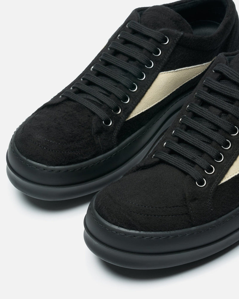 Rick Owens DRKSHDW Men's Sneakers Vintage Sneakers in Black/Milk/Black