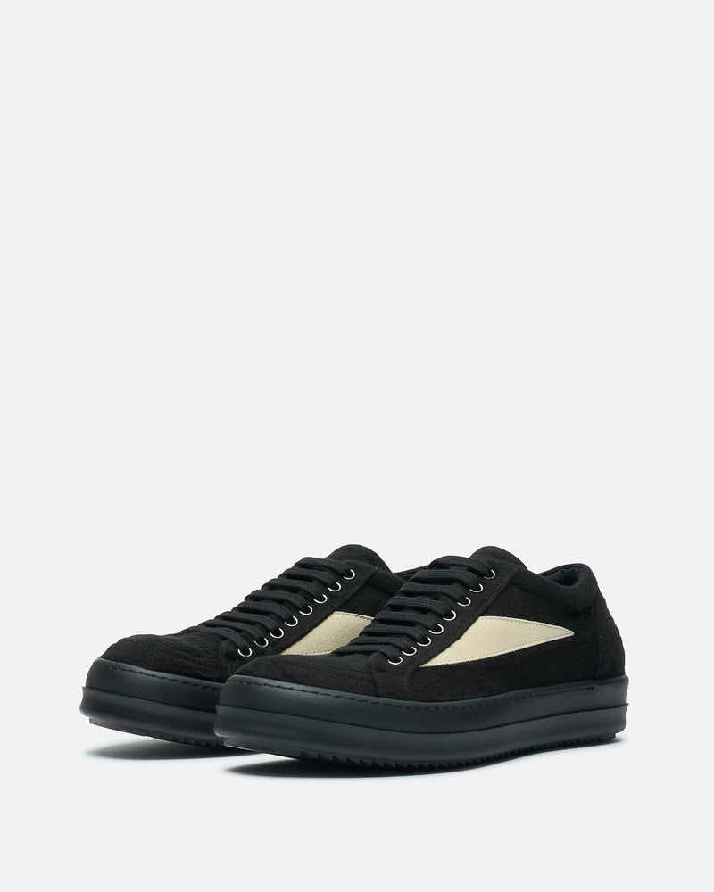Rick Owens DRKSHDW Men's Sneakers Vintage Sneakers in Black/Milk/Black