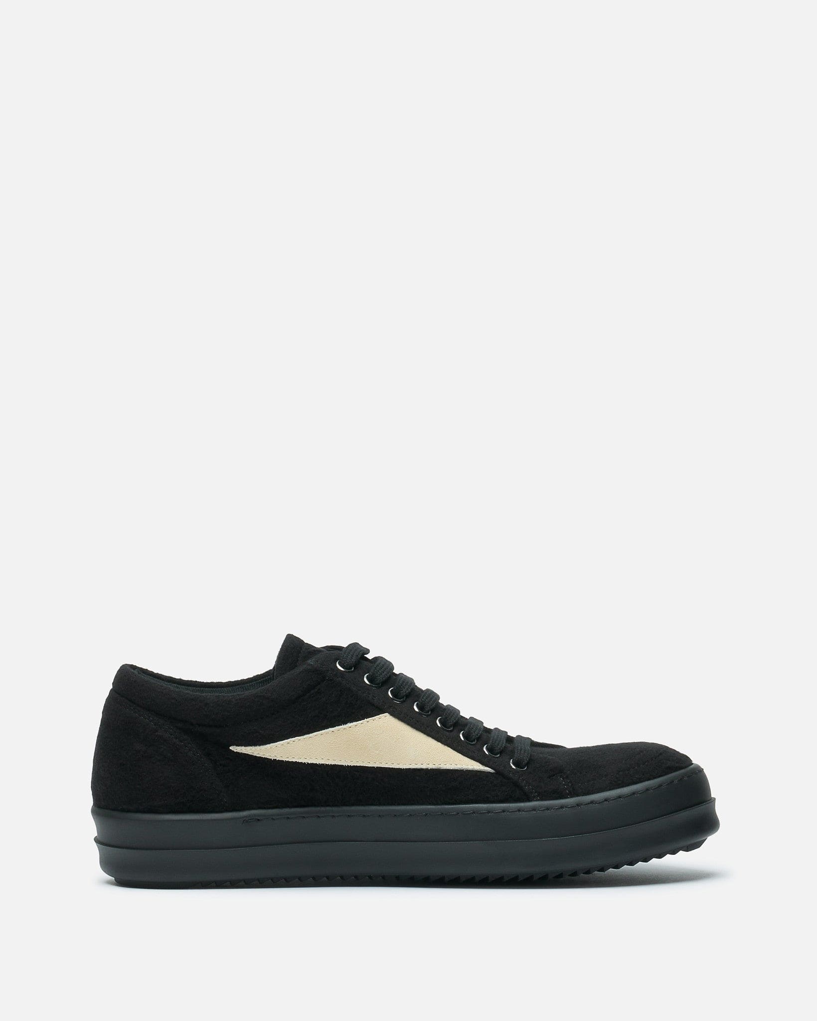 Rick Owens DRKSHDW Men's Sneakers Vintage Sneakers in Black/Milk/Black