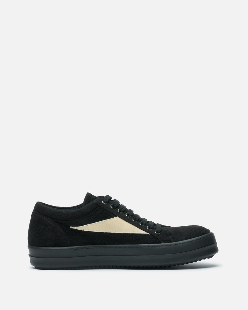 Rick Owens DRKSHDW Men's Sneakers Vintage Sneakers in Black/Milk/Black