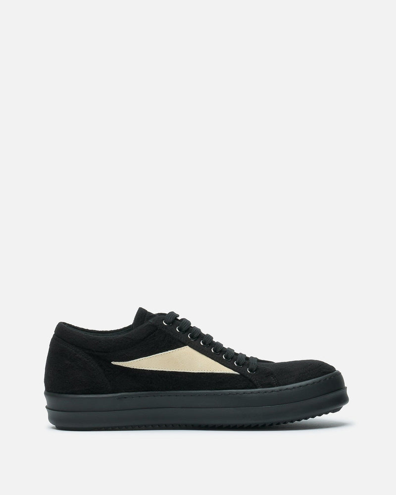 Rick Owens DRKSHDW Men's Sneakers Vintage Sneakers in Black/Milk/Black